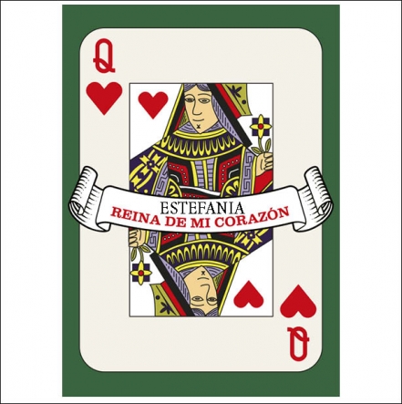 Vinos Personalizados: Botella de vino Reina de mi corazón Vinos Personalizados: Botella de vino Reina de mi corazón