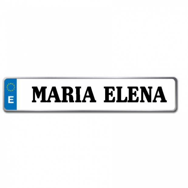 Diseño y decoración: Matrícula Española Personalizada Diseño y decoración: Matrícula Española Personalizada