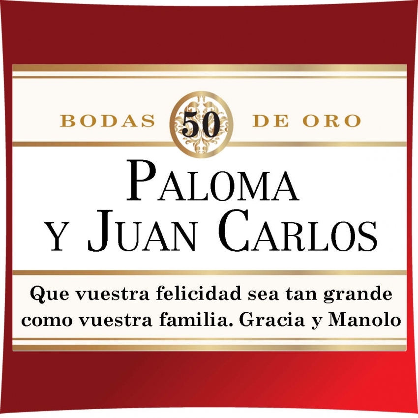 Vinos Personalizados: Botella de vino especial Bodas de Oro Vinos Personalizados: Botella de vino especial Bodas de Oro