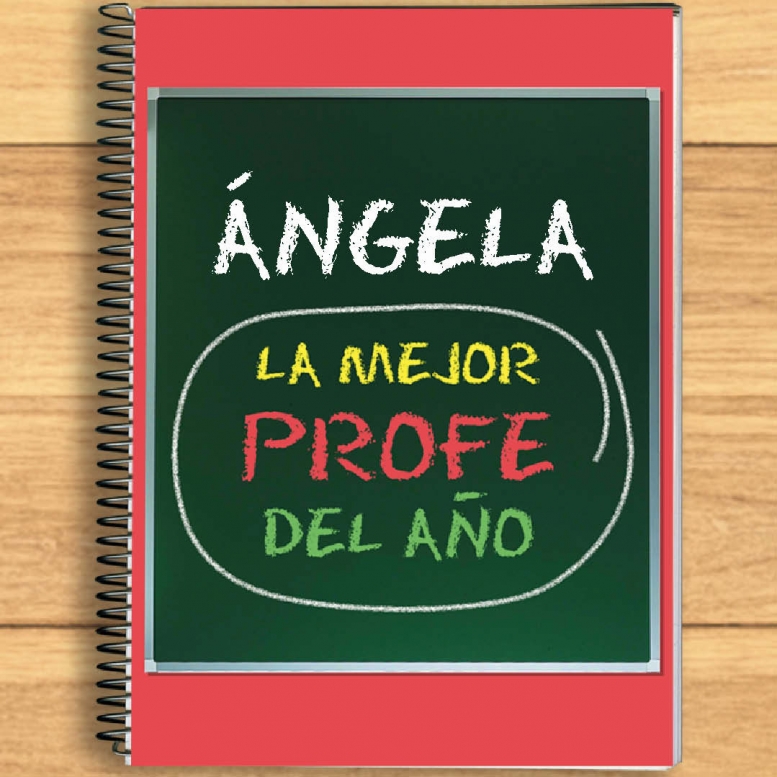 Libros personalizados: Cuaderno personalizado al mejor profe Libros personalizados: Cuaderno personalizado al mejor profe