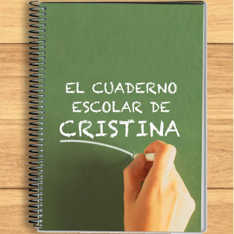 Regalos con nombre: Cuaderno para el cole personalizado Regalos con nombre: Cuaderno para el cole personalizado