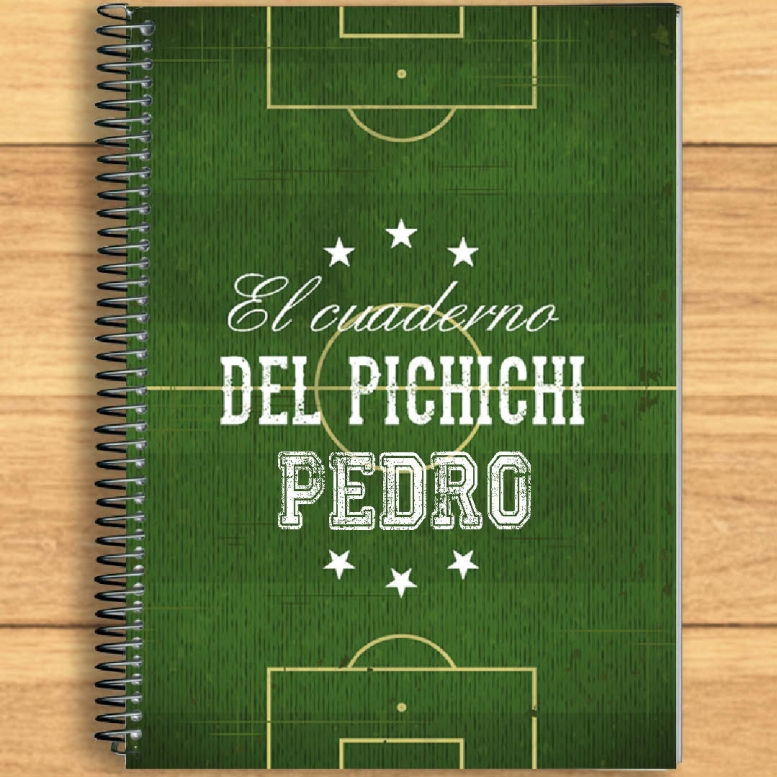 Regalos con nombre: Cuaderno del Mister o del Pichichi Regalos con nombre: Cuaderno del Mister o del Pichichi