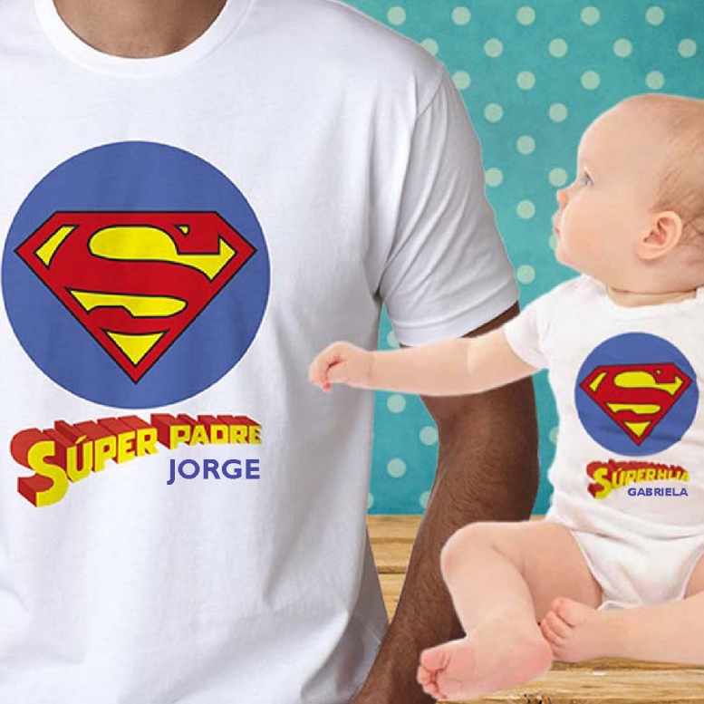 Regalos con nombre: Pack padres personalizado SúperPadre y SúperHijo Regalos con nombre: Pack padres personalizado SúperPadre y SúperHijo