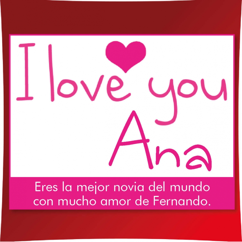 Vinos Personalizados: Botella de vino "I love you" Vinos Personalizados: Botella de vino "I love you"
