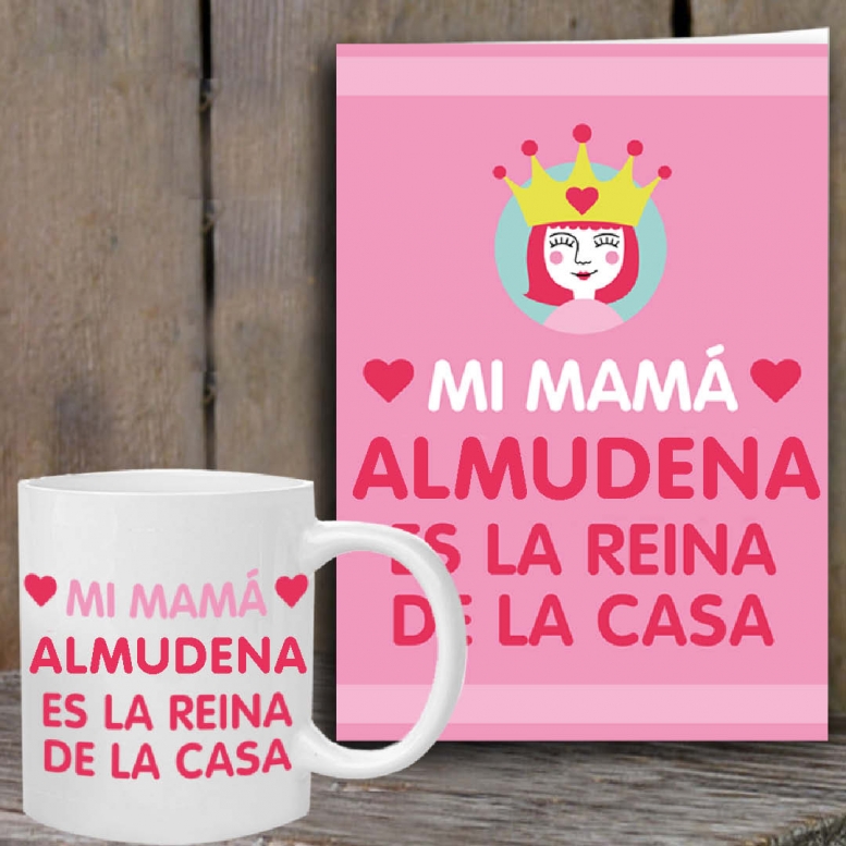Libros personalizados: Kit mamá Reina de la casa personalizado Libros personalizados: Kit mamá Reina de la casa personalizado