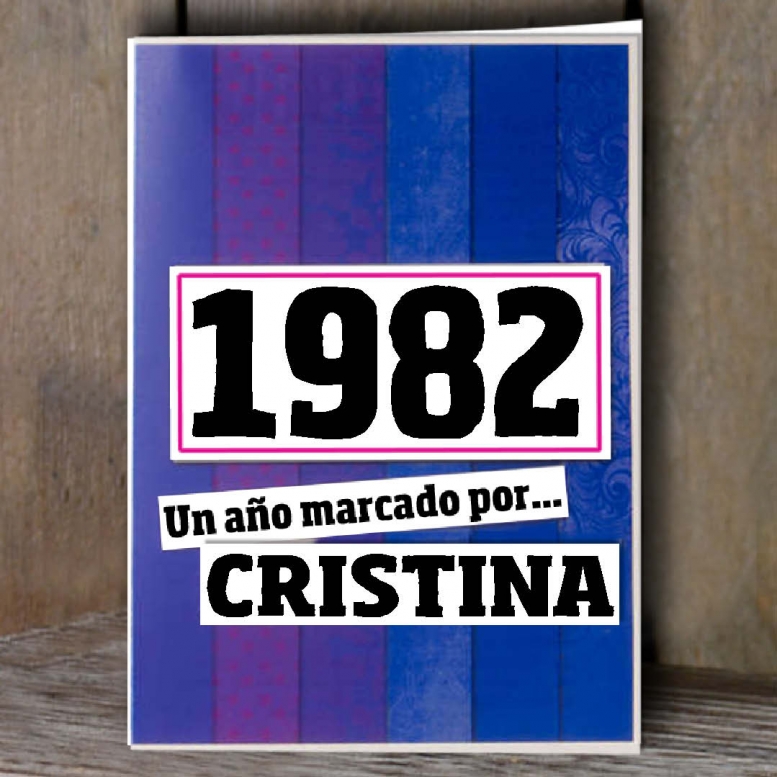 Regalos nostalgia: Libro años 80 con tarjeta 1984 personalizada Regalos nostalgia: Libro años 80 con tarjeta 1984 personalizada
