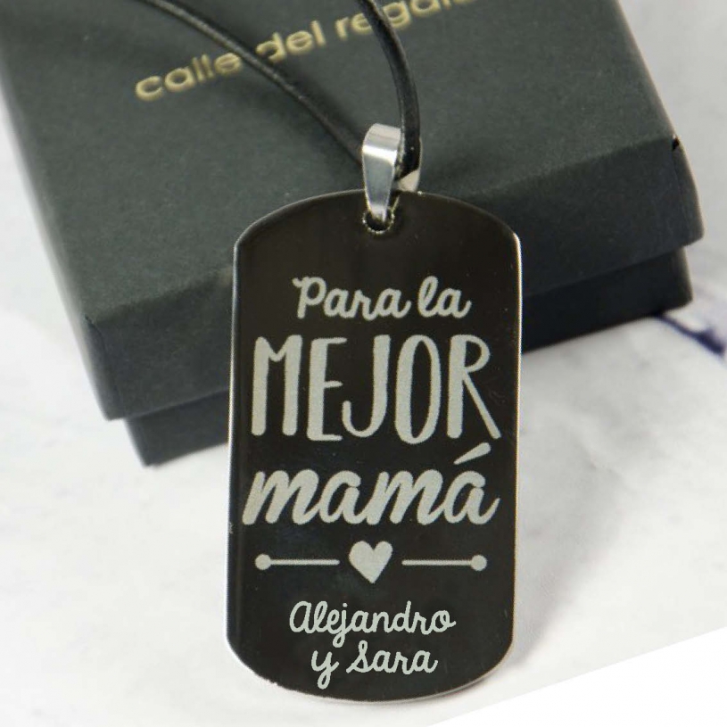 Joyas personalizadas: Colgante personalizado la mejor Mamá Joyas personalizadas: Colgante personalizado la mejor Mamá