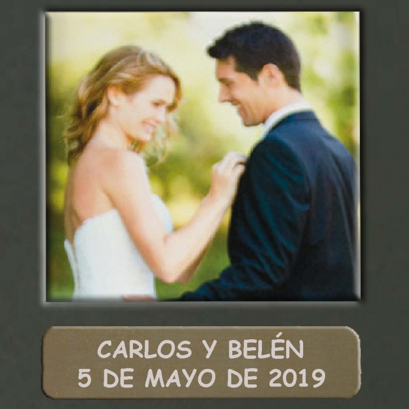 Regalos con fotos: Álbum de fotos grabado para boda Regalos con fotos: Álbum de fotos grabado para boda