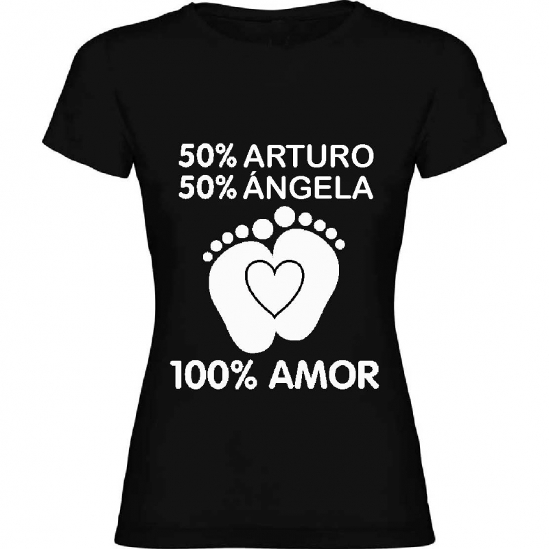 Regalos con nombre: Camiseta porcentajes personalizada Regalos con nombre: Camiseta porcentajes personalizada