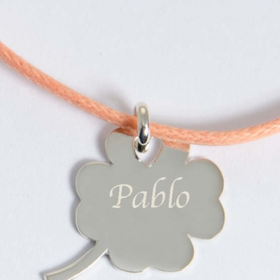 Joyas personalizadas: Pulsera trébol personalizada Joyas personalizadas: Pulsera trébol personalizada