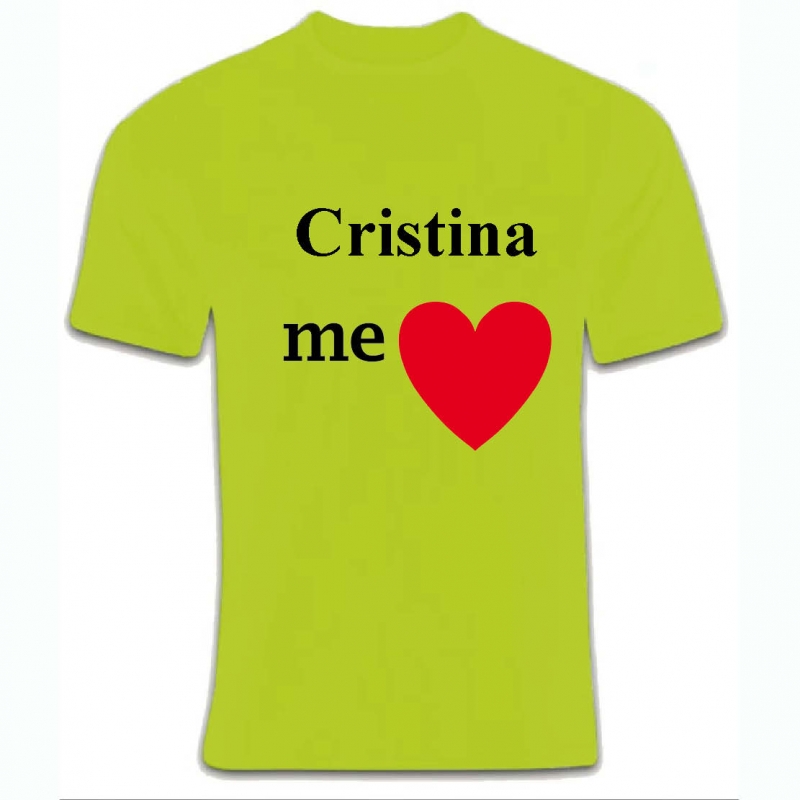 Regalos con nombre: Camiseta enamorado personalizada Regalos con nombre: Camiseta enamorado personalizada