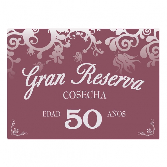Vinos Personalizados: Botella de vino 50 años Vinos Personalizados: Botella de vino 50 años